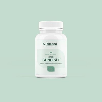 Lifeseed, MALE GENERAT, Complete Reproductive and Fertility Support - 120 Vegetarian Capsules
