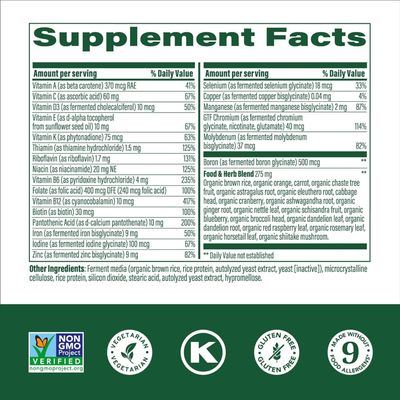 MegaFood USA, Kosher WOMEN'S ONE DAILY, For Immune Support + Bone Health &amp; Energy Metabolism - 90 Tablets
