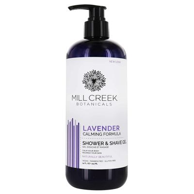 Mill Creek, LAVENDER Calming Formula, Shower &amp; Shave Gel - 414 mL (14 fl. oz)
