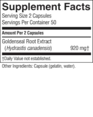 Nature's Sunshine, Kosher GOLDENSEAL, Traditional Immune Support - 100 Vegetarian Capsules