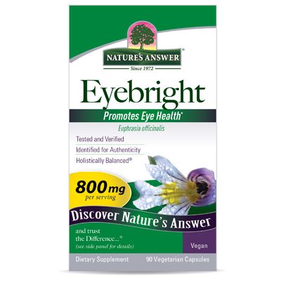 Natures Answer, Kosher EYEBRIGHT 800mg, Promotes Eye Health - 90 Vegetarian Capsules