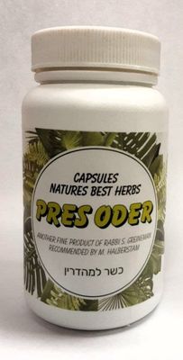 Natures Best Herbs, PRES ODER, Blood Pressure Support - 100 Vegetarian Capsules