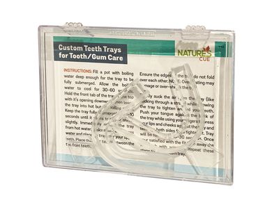 Natures Cue, CUSTOM TEETH TRAY, Bite Plate, Mold, Simplify the Application of Clay Cream