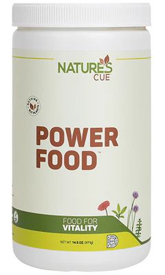 Natures Cue, POWER FOOD, Food for Vitality - 14 oz. (411g) Powder