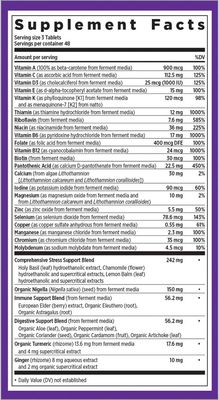 New Chapter, Kosher PERFECT CALM Multi Vitamin, Soothing Stress Support &amp; Adrenal Support - 144 Tablets