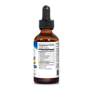 North American Herb &amp; Spice, ASHADRENE, 100% Raw Ashwagandha Extract, Healthy Adrenal &amp; Stamina Response, Liquid - 2 fl. oz (60 mL)