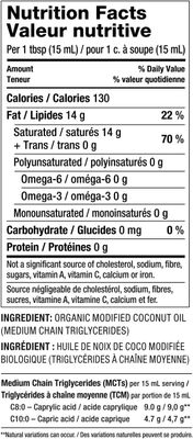 Nutiva, Organic MCT OIL From Coconut, Liquid - 473 mL