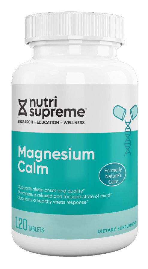 Nutri Supreme, Kosher MAGNESIUM CALM, Formerly Nature&#39;s Calm - 120 Tablets #120