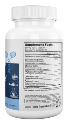Nutri Supreme, Kosher ULTRA PROSTATE CARE (With Saw Palmetto) - 90 Vegetarian Capsules #104