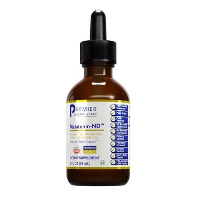 Premier Research Labs, MELATONIN-ND, Brain &amp; Sleep Support, Liquid - 2 fl. oz (54 mL)