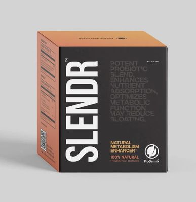 ProDermix, Kosher SLENDR Kit (Includes Trimbiotic &amp; Trimaid) Box, Natural Metabolism Enhancer, with User Guide - 60 Capsules