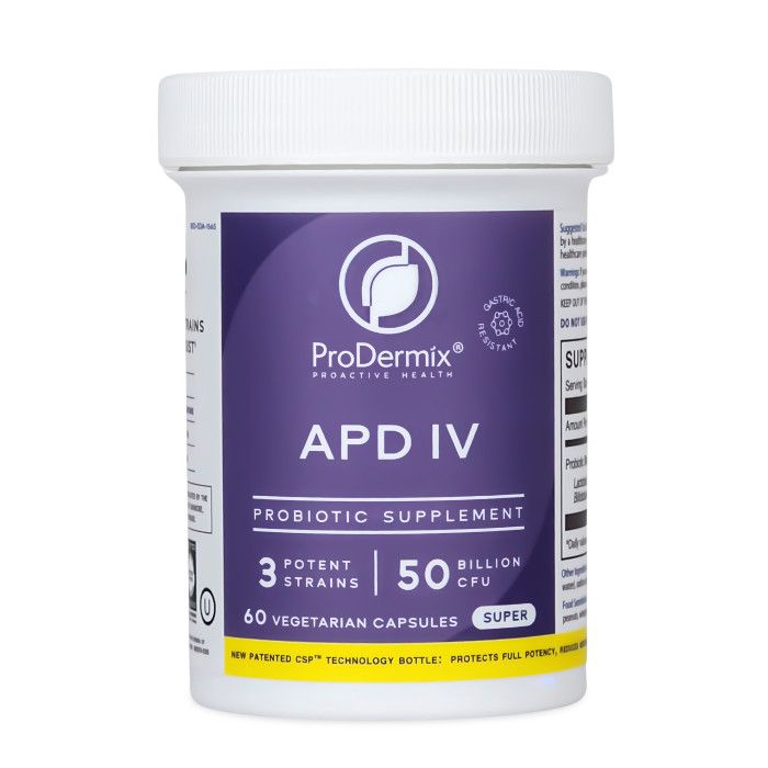 ProDermix, Kosher APD IV, 50 Billion CFU, Super Probiotic Supplement - 60 Vegetarian Capsules