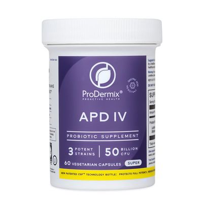 ProDermix, Kosher APD IV, 50 Billion CFU, Super Probiotic Supplement - 60 Vegetarian Capsules