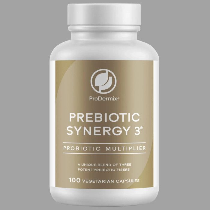 ProDermix, Kosher PREBIOTIC SYNERGY 3, Probiotic Multiplier - 100 Vegetarian Capsules