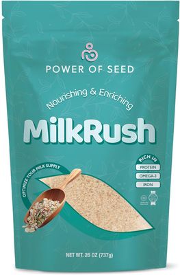 ProSeed, MILKRUSH, Nourishing & Enriching, Lactation Support for Breastfeeding - 26 oz. (737g) ProSeed, MILKRUSH, Nourishing & Enriching, Lactation Support for Breastfeeding - 26 oz. (737g)