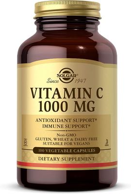 Solgar, Kosher VITAMIN C 1000mg, Antioxidant Support - 100 Vegetarian Capsules