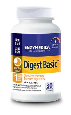 Enzymedica, Kosher DIGEST BASIC, Breaks Down Lighter Meals - 30 Vegetarian Capsules Enzymedica, Kosher DIGEST BASIC, Breaks Down Lighter Meals - 30 Vegetarian Capsules