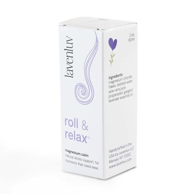 Lavenluv, ROLL &amp; RELAX, Magnesium &amp; Lavender Roll-On - 2 oz. (60 mL)