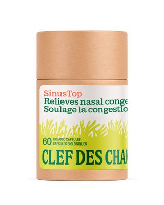 Clef Des Champs, Immuno SINUSTOP Organic 325mg, For Nasal Congestion &amp; Sinusitis - 60 Vegetarian Capsules