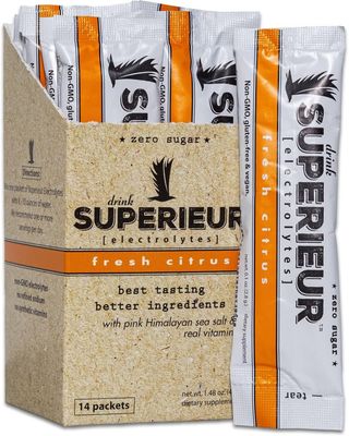 Superieur Electrolytes, Drink Superieur, Fresh Citrus, Hydration Powder - Box 14 Packets