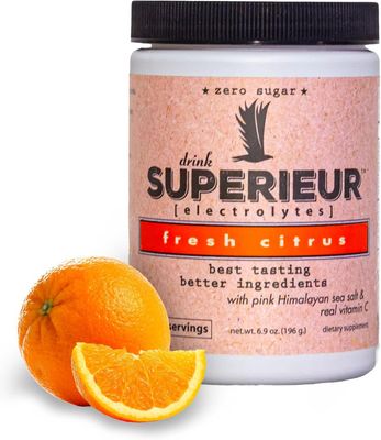Superieur Electrolytes, DRINK SUPERIEUR, FRESH CITRUS, Hydration Powder - 6.9 oz. (196g.)