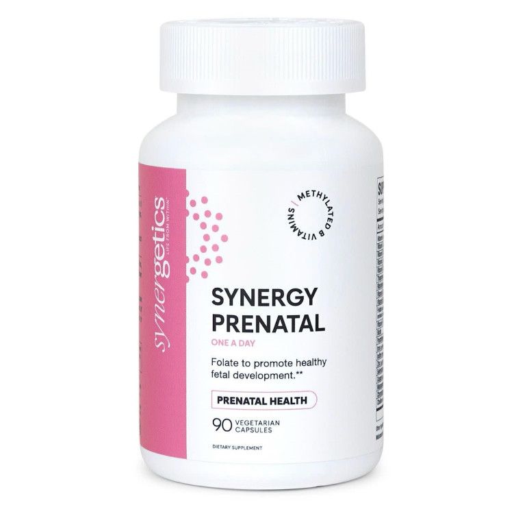 Synergetics, Kosher SYNERGY PRENATAL, One A Day For Prenatal Health - 90 Vegetarian Capsules