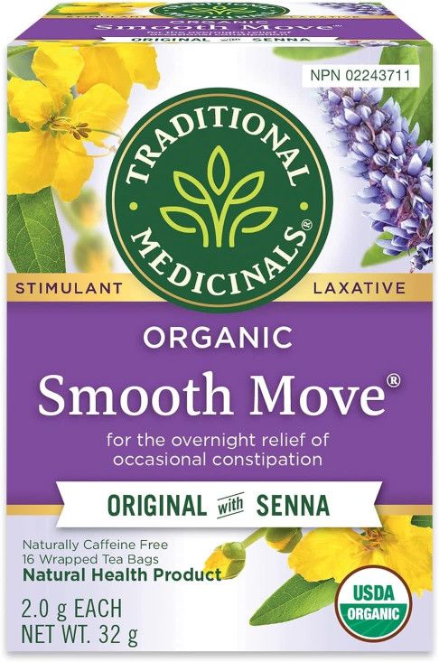 Traditional Medicinals, Organic Smooth Move - 20 Tea Bags