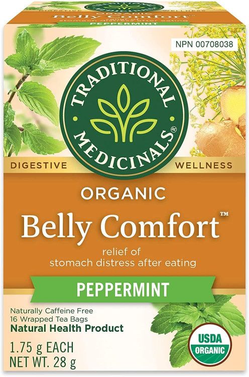Traditional Medicinals, Organic Belly Comfort, Peppermint - 16 Tea Bags