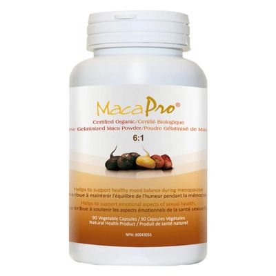 UHTCO, MacaPro, Raw Gelatinized Maca Root Powder 6:1 - Regular - 90 Vegetarian Capsules
