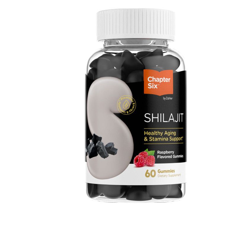 Zahlers, Kosher Shilajit Gummies for Men and Women 400mg, For Vitality, Aging &amp; Stamina Support, Raspberry Flavor - 60 Vegetarian Gummies