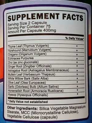 Vita Vocal, Kosher Super Defense, Immune Booster - 120 Vegetarian Capsules