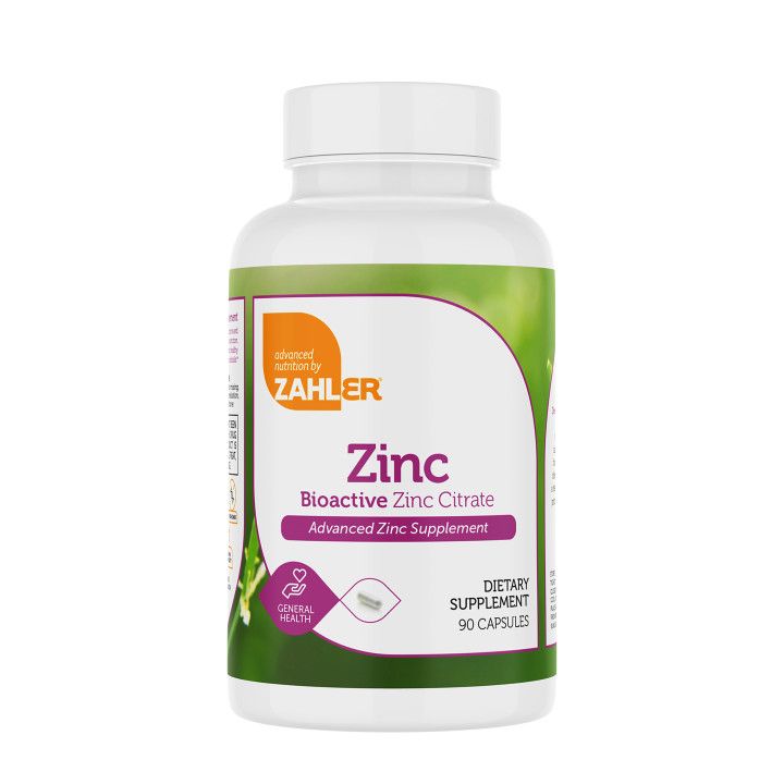 Zahlers, Kosher Zinc Capsules, 50mg - 90 Vegetarian Capsules