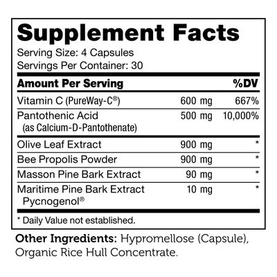 Zahlers, Kosher Immune Defense - 120 Vegetarian Capsules