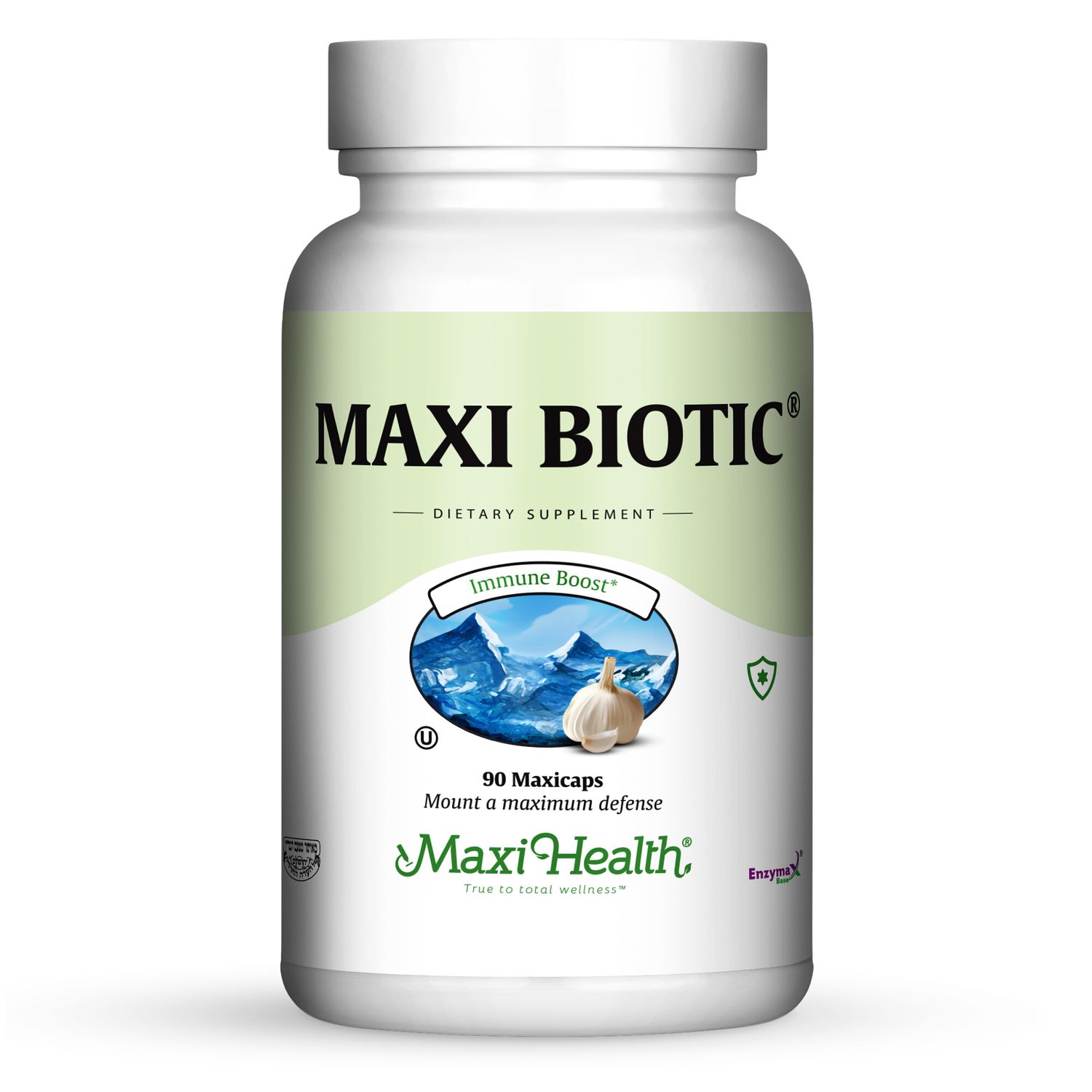 Maxi Health, Kosher Maxi Biotic, Immune Booster, Extra Strength, Size: 90 Vegetarian Capsules