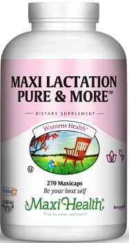 Maxi Health, Kosher Maxi Lactation Pure &amp; More