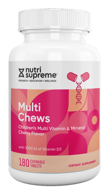 Nutri Supreme, Kosher MULTI CHEWS, Children's Multi Vitamin, Cherry Flavor