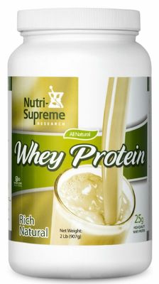 Nutri Supreme, Kosher WHEY PROTEIN Powder, Dairy Cholov Yisroel, Unflavored, Rich Natural Flavor