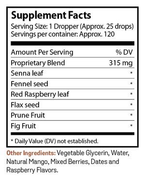 Natures Cue, Kosher CONSTIPATION CARE KIDS FORMULA, Essential Colon Cleanser, Liquid - 4 fl. oz. (120 mL)