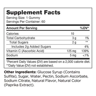 Chapter one by Zahlers, Kosher  Vitamin C Gummies - 60 Gummiess
