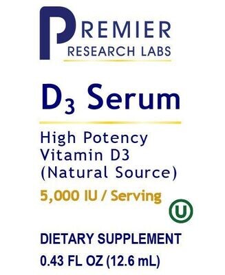 Premier Research Labs, D3 Serum, Liquid - 0.43 fl oz (12.6 mL)