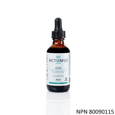 Actumus, Kosher ADR, Adrenal Gland Support, Helps increase energy and resistance to stress, Liquid Tincture  - 60 mL (2 fl. oz.)