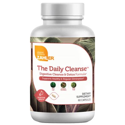 Zahlers, Kosher The Daily Cleanse, Digestive Cleanse &amp; Detox - 60 Vegetarian Capsules