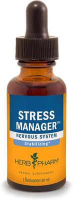 Herb Pharm, STRESS MANAGER, Stabilizing Nervous System - 1 fl. oz (30 mL)