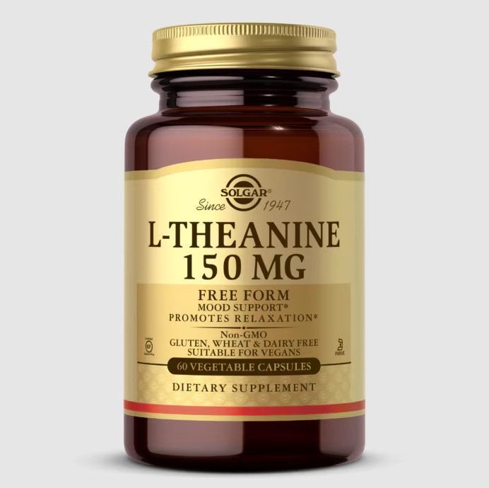 Solgar, Kosher L-Theanine 150 mg - 60 Vegetarian Capsules
