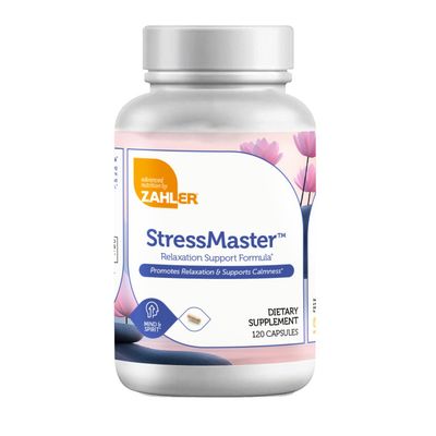 Zahlers, Kosher STRESSMASTER, Promotes Relaxation &amp; Supports Calmness - 120 Vegetarian Capsules