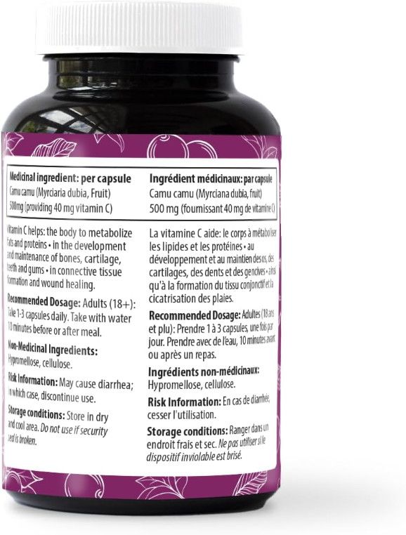 Natural Traditions, CAMU C - 90 Vegetarian Capsules