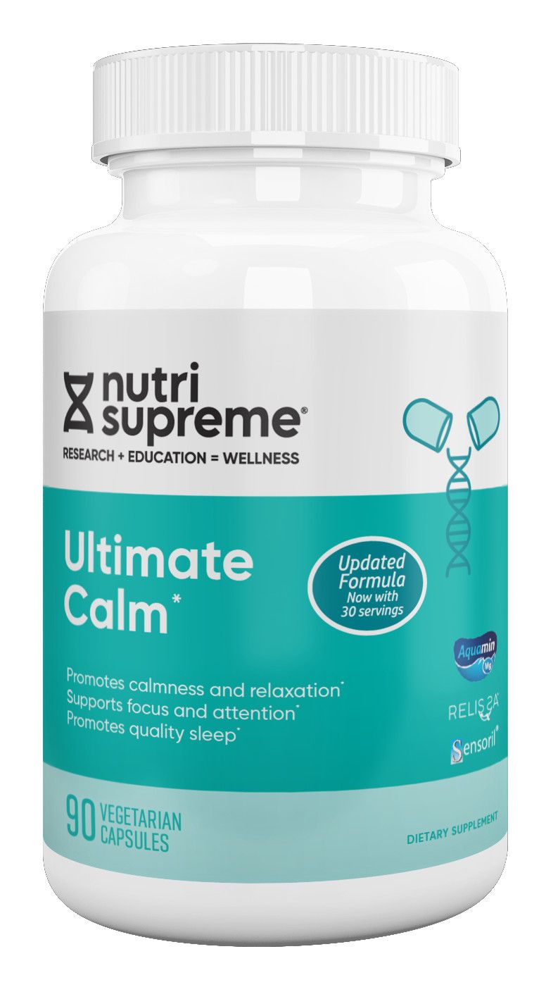Nutri Supreme, Kosher ULTIMATE CALM, Promotes Calmness &amp; Relaxation - 90 Vegetarian Capsules #113