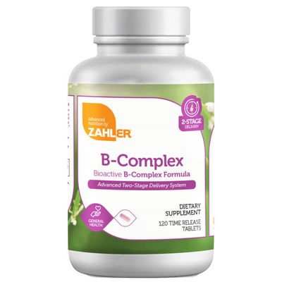 Zahlers, Kosher Bioactive B-Complex - 120 Timed Release Tablets