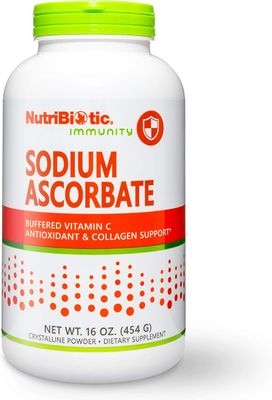 NutriBiotic, Sodium Ascorbate, Buffered Vitamin C Powder - 16 oz. (454g)