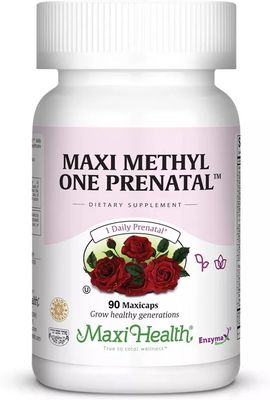 Maxi Health, Kosher MAXI METHYL ONE PRENATAL - 90 Vegetarian Capsules